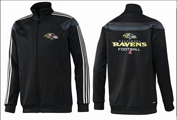 NFL Baltimore Ravens All Black Jacket 3