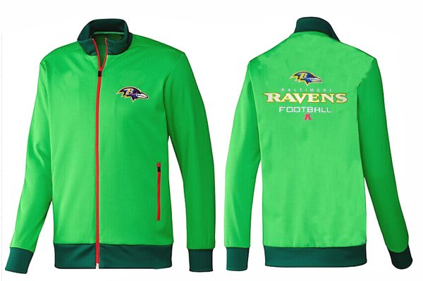 NFL Baltimore Ravens All Green Color Jacket 3