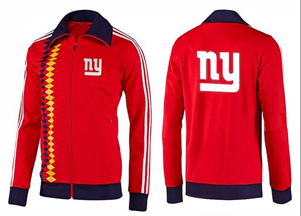 New York Giants Red Black NFL Jacket 1