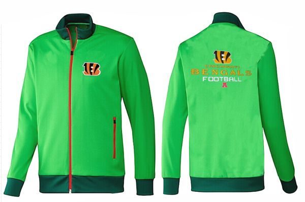 NFL Cincinnati Bengals Light Green Jacket