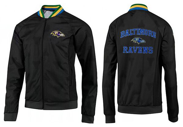 NFL Baltimore Ravens All Black Color Jacket