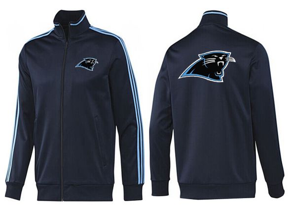 NFL Carolina Panthers All Black Color Jacket
