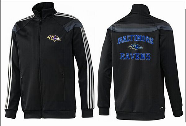 NFL Baltimore Ravens All Black Jacket 6