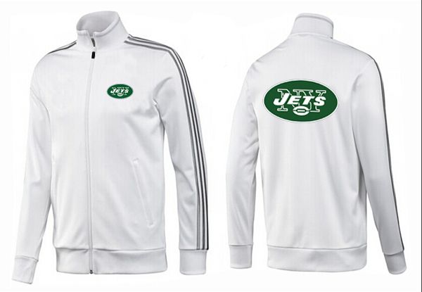 New York Jets All White  Color NFL Jacket