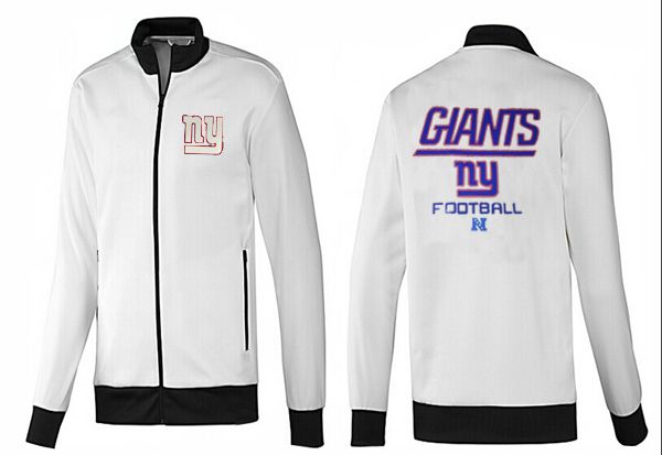 New York Giants White Black Color NFL Jacket