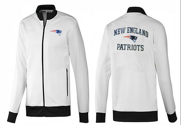 NFL New England Patriots White Black Color Jacket 2