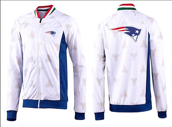 NFL New England Patriots White D.Blue Jacket