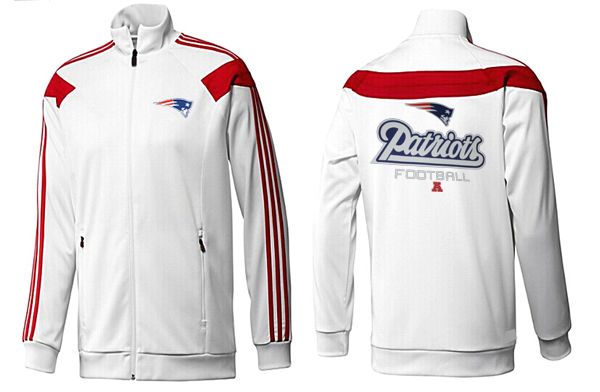 NFL New England Patriots White Red Jacket