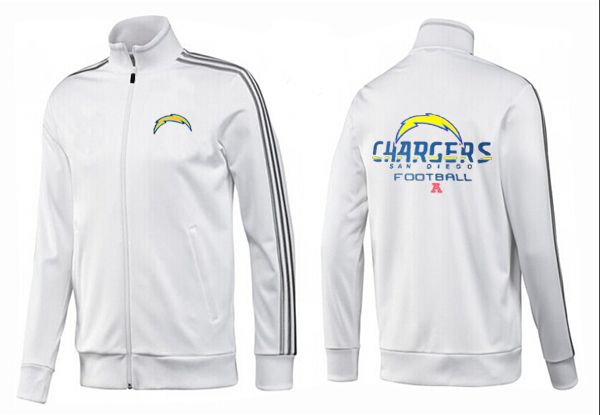 NFL San Diego Chargers All White Jacket 2