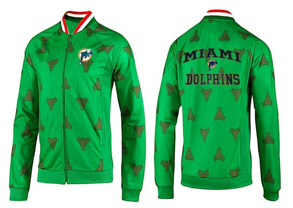NFL Miami Dolphins Green Color NFL Jacket