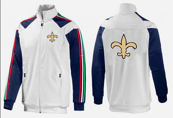 NFL New Orleans Saints White D.Blue Jacket
