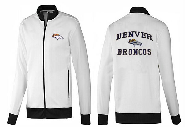 NFL Denver Broncos White Black COlor Jacket