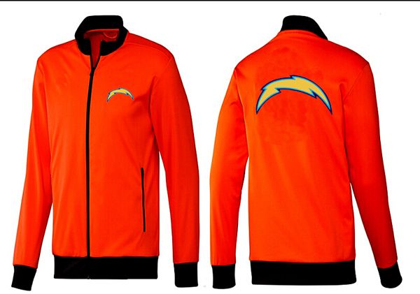 NFL San Diego Chargers Orange Black Jacket