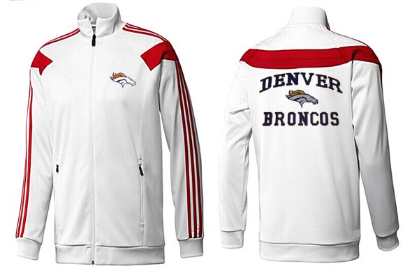 NFL Denver Broncos White Red Jacket 2