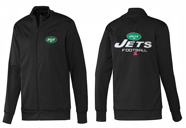 NFL New York Jets All Black Jacket 1