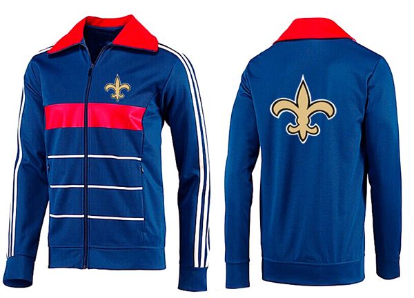 NFL New Orleans Saints D.Blue Red Jacket