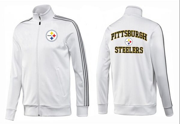 NFL Pittsburgh Steelers All White Jacket 3