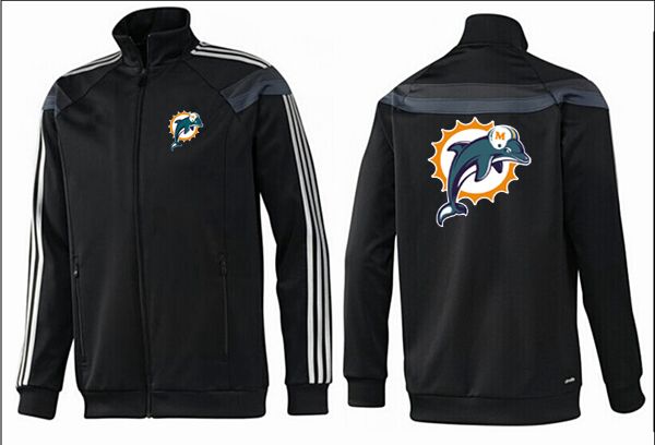 NFL Miami Dolphins Black NFL Jacket 5