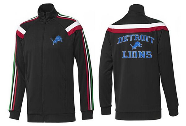 NFL Detroit Lions Black Color Jacket 1