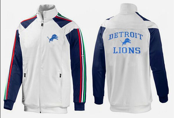 NFL Detroit Lions White D.Blue Color Jacket