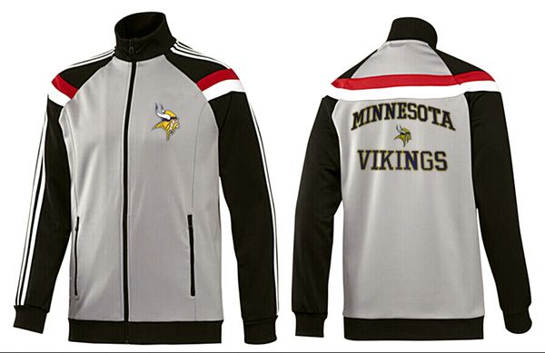 NFL Minnesota Vikings Grey Black Color Jacket