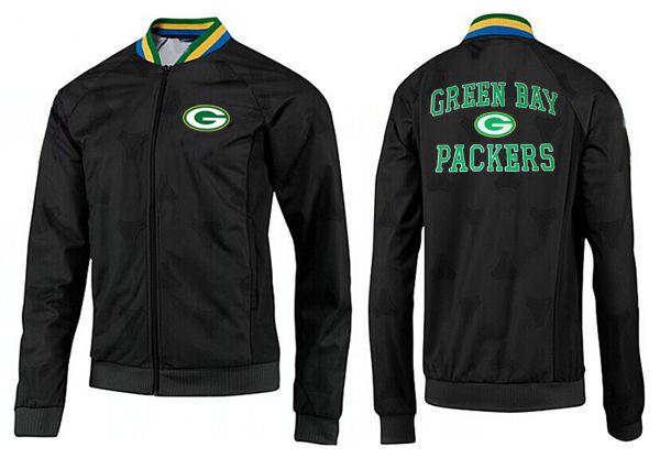 NFL Green Bay Packers All Black Jacket 3