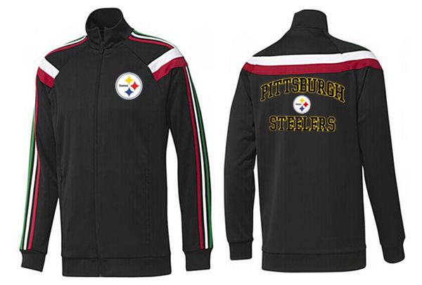 NFL Pittsburgh Steelers All Black Jacket 4