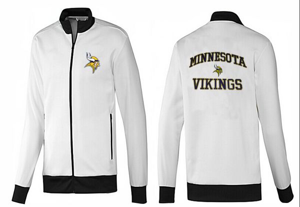 NFL Minnesota Vikings White Black Jacket