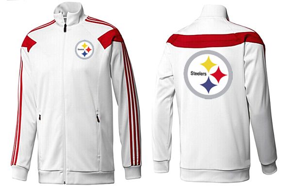 NFL Pittsburgh Steelers White Red Jacket