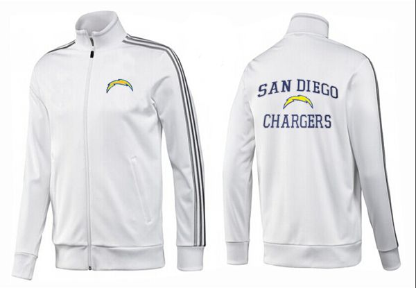 NFL San Diego Chargers ALL White Jacket