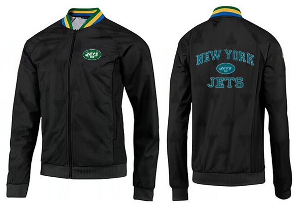 NFL New York Jets All Black Jacket 4