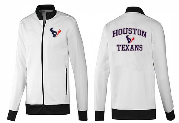 NFL Houston Texans White Black Color Jacket 1