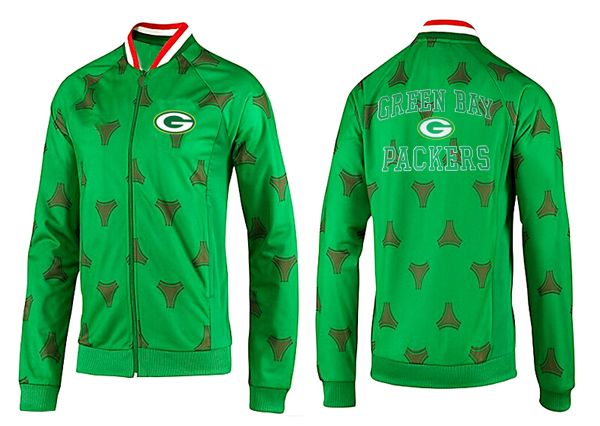NFL Green Bay Packers All Green Jacket 3