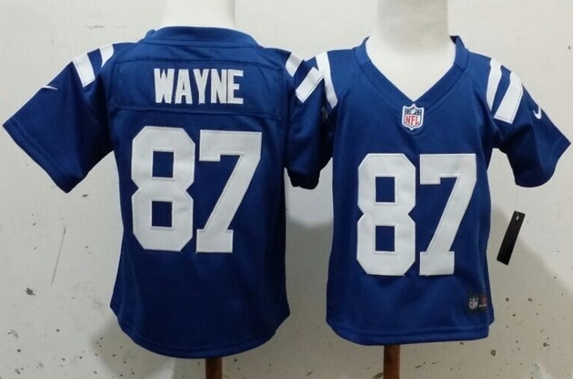 Nike Indianapolis Colts #87 Wayne Blue Youth Jersey 2-5Y