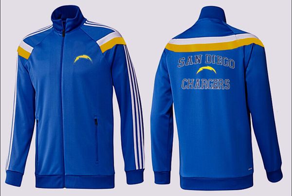 NFL San Diego Chargers Jacket Blue Color 