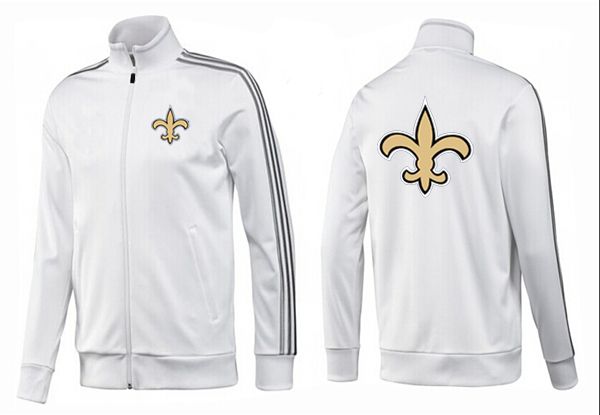 NFL New Orleans Saints White Color Jacket