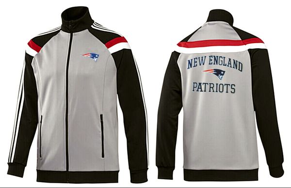 NFL New England Patriots Grey Black Jacket