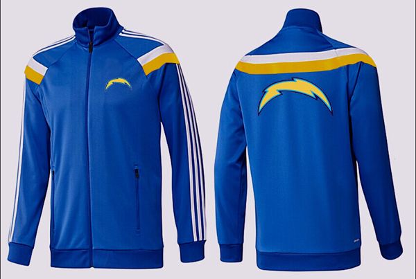 NFL San Diego Chargers Blue Yellow Jacket