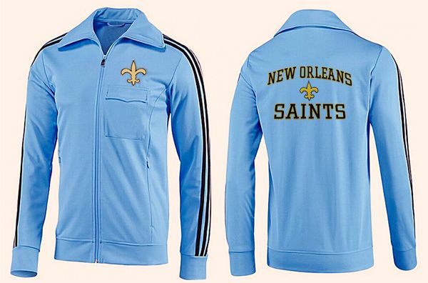 NFL New Orleans Saints Light Blue Color Jacket