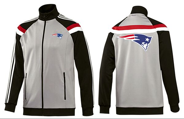 NFL New England Patriots Grey Black Jacket 1