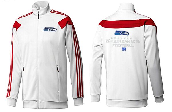 NFL Seattle Seahawks White Red  Color Jacket