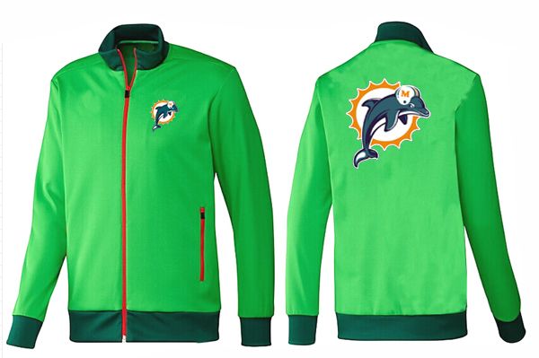 NFL Miami Dolphins All Green Color Jacket 3