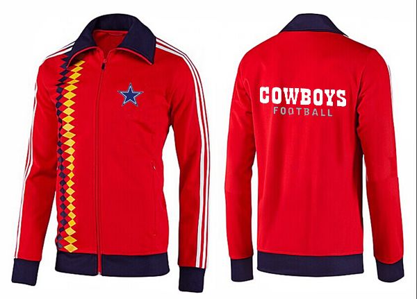 NFL Dallas Cowboys Red Black Color  Jacket