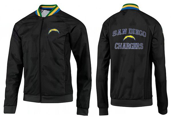 NFL San Diego Chargers Jacket Black Color 