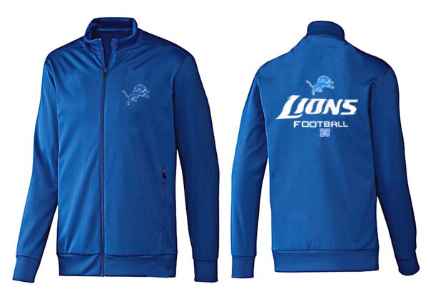 NFL Detroit Lions All Blue Color Jacket 2