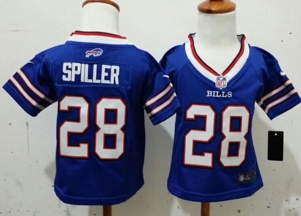 Nike Buffalo Bills #28 Spiller Blue Youth Jersey 2-5Y