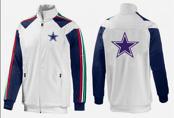 NFL Dallas Cowboys WHITE D.Blue Jacket