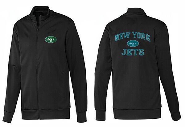 NFL New York Jets All Black Jacket 3