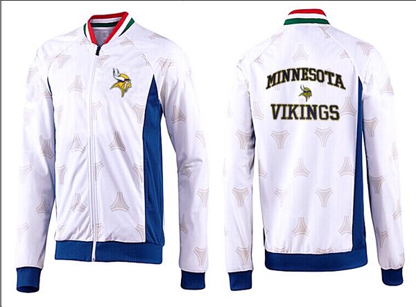 NFL Minnesota Vikings White Blue Color  Jacket