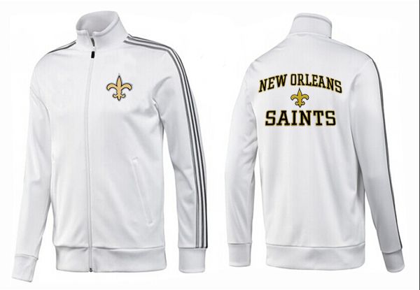 NFL New Orleans Saints All White Color Jacket 2